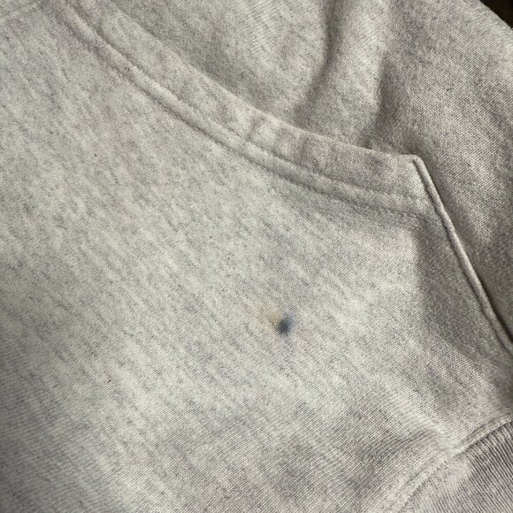 Champion Reverse Weave Hoodie Size M Light Gray Vintage - Picture 7 of 10